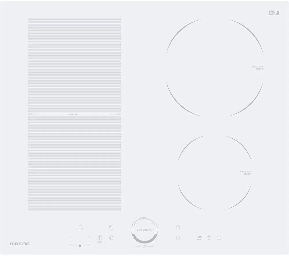 Варочная поверхность HIBERG i-MS 6049 W RU, белая