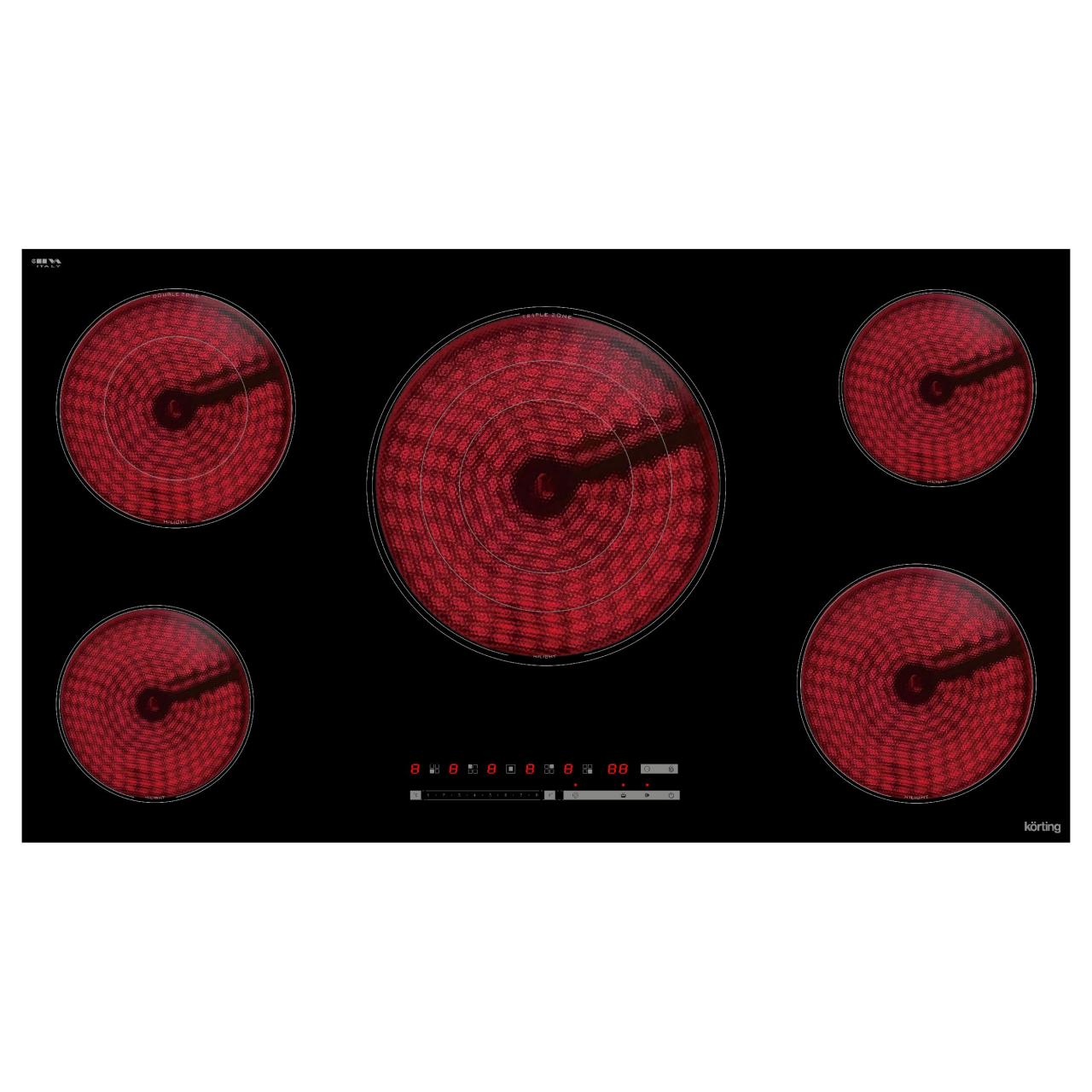 Встраиваемая электрическая варочная панель Korting HK 95309 B RU